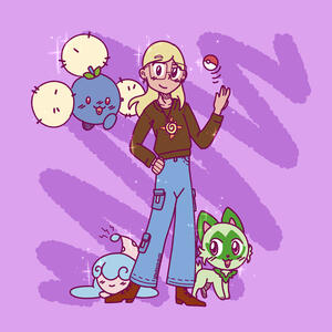 Pokemon Trainer Finished Fullbody (€15-30)