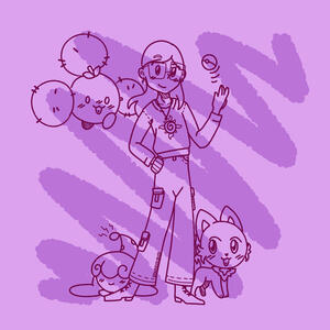 Pokemon Trainer Lineart (€12-15)